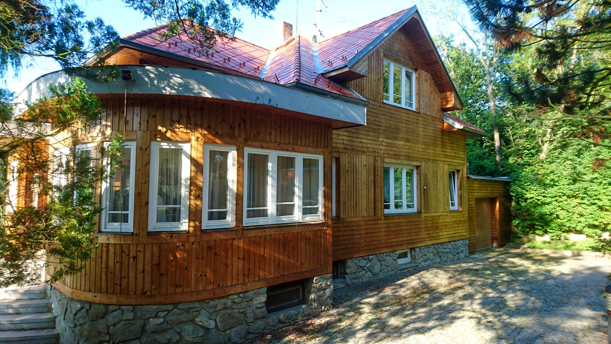 dřevěná chata_obložení